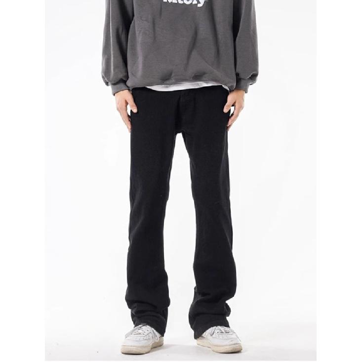 Retro Jeans Men'S Autumn New Style Explosive Street Hooligan Handsome Casual Pants For Teenagers Loose Straight Leg Wide Leg Men'S Pants