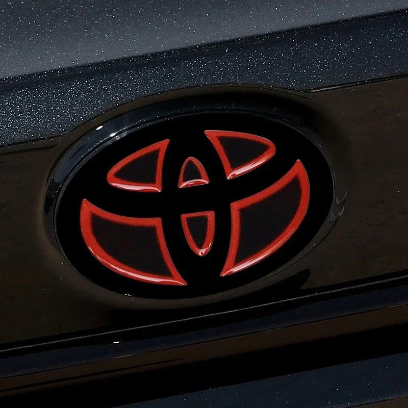 For Toyota RAV4 Camry CHR Corolla Levin Allion Grill Decorative Stickers Car Front Rear Emblem Badge Logo Sticker