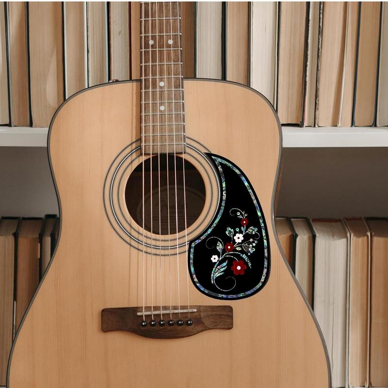Guitar Pickguard Stringed Instrument Anti-Scratch Sticker Scratch-Resistant Protective Sticker Pickguard For Acoustic Guitar