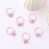 Kleines Mädchen Mädchen Koreanische Kinder Gummiband Haarband Hohes elastisches Kopfseil Macaron Kopfschmuck Großhandel Schleife