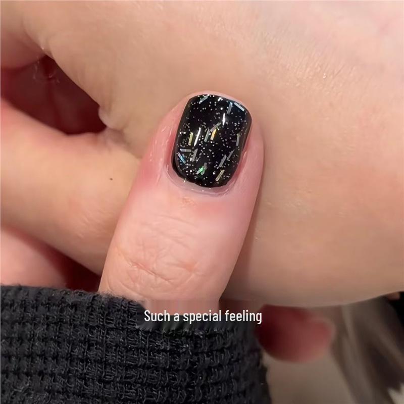 Best-Selling No-Bake Peel-Off Cherry Red Korean-Style Elegant Nail Polish