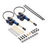 2pcs Internal Spring Negative Pressure Shock Absorber 100mm Metal for Traxxas HSP Redcat RC4WD Tamiya Axial Wraith SCX10 D90 HPI