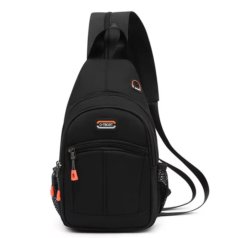 Damen Nylon Sling Tasche - Verstellbarer Riemen, Mehrere Taschen Crossbody Brusttasche für Männer Reisen & Sport für den täglichen Weg