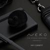 radius HP-C28BTKF NEKO Cat-Shaped True Wireless Earbuds, Fluffy Flocked Ver., Bluetooth, Black