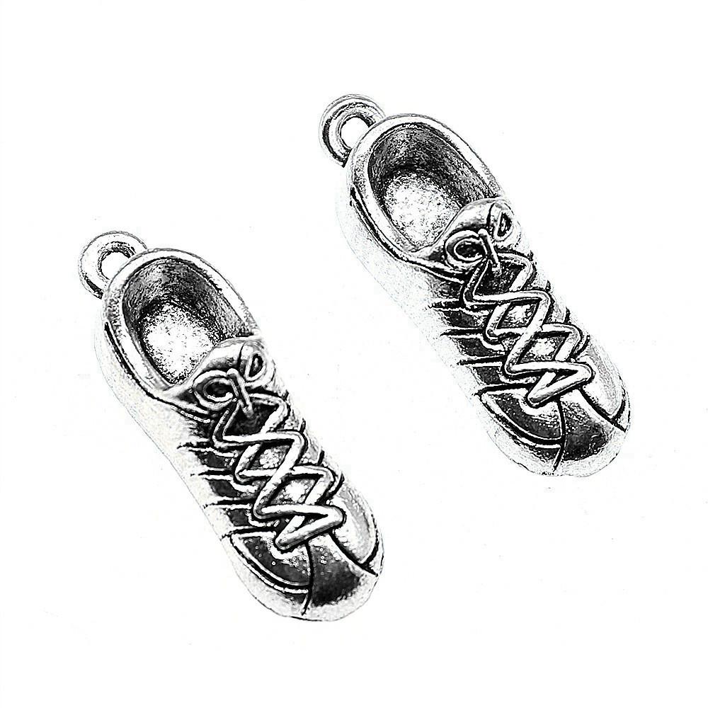 Cowboy Boot Charms Multi Color Alloy Pendants For Western Themed DIY Jewelry