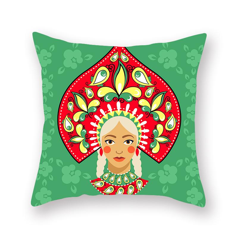 Ethnic Style Pillow Case Mandala Interior Home Decoration Cushion Bed and Breakfast Retro Atmosphere Arrangement Cushion