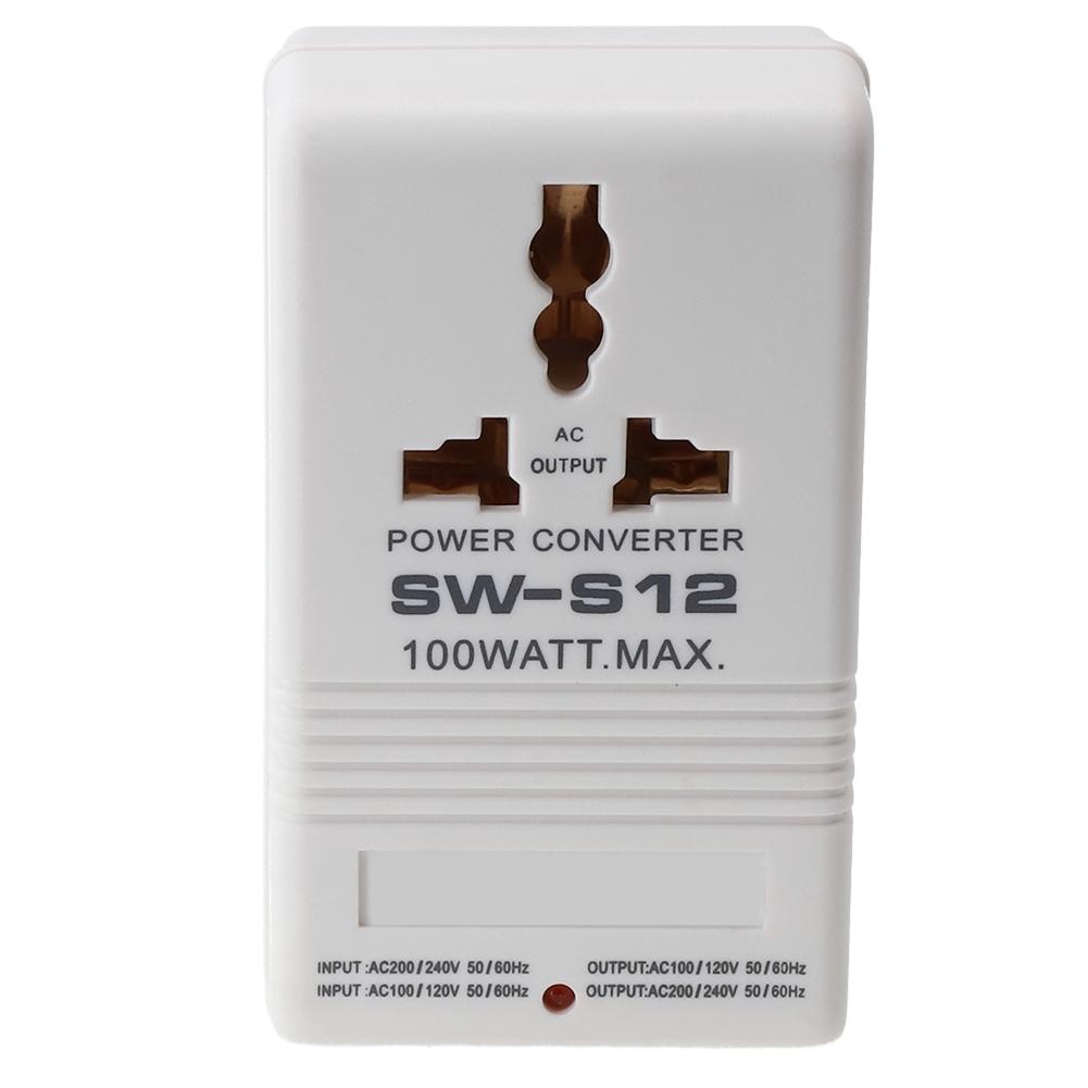 100W Power Converter 120V To 220V 240V AC117V-AC230V