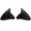 For Peugeot 207 308 2006-2012 Car Horn Rearview Side Mirror Cover Wing Cap Exterior Door Housing Shell ABS Trim Sticker