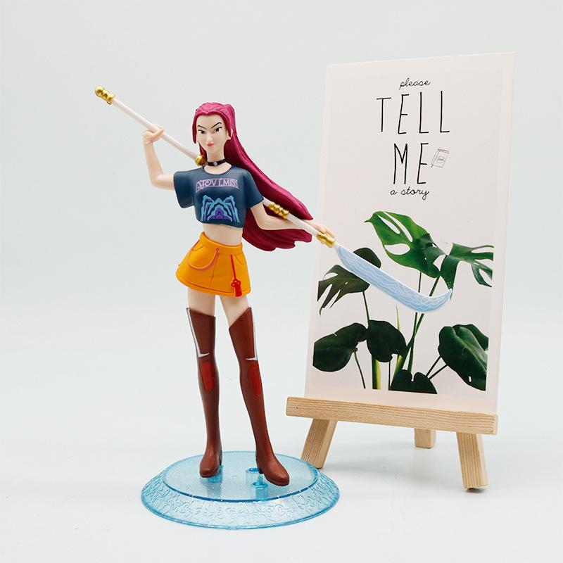 Large Witch Hunter Group KPOP Figure Animation Character Model Ornament Film and Television Peripheral Doll Toy