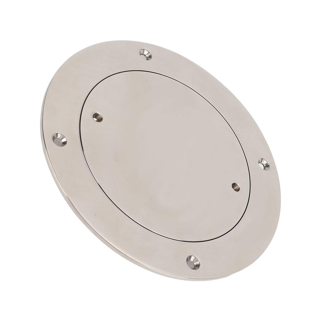 Deck Plate 5in 316 Stainless Steel Waterproof Inspection Hole Cover Round for Ship