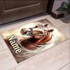 Custom Name Horse Printed Carpet,Rug for Office Chair Living Room Bedroom Kitchen Room Decor Gifts.