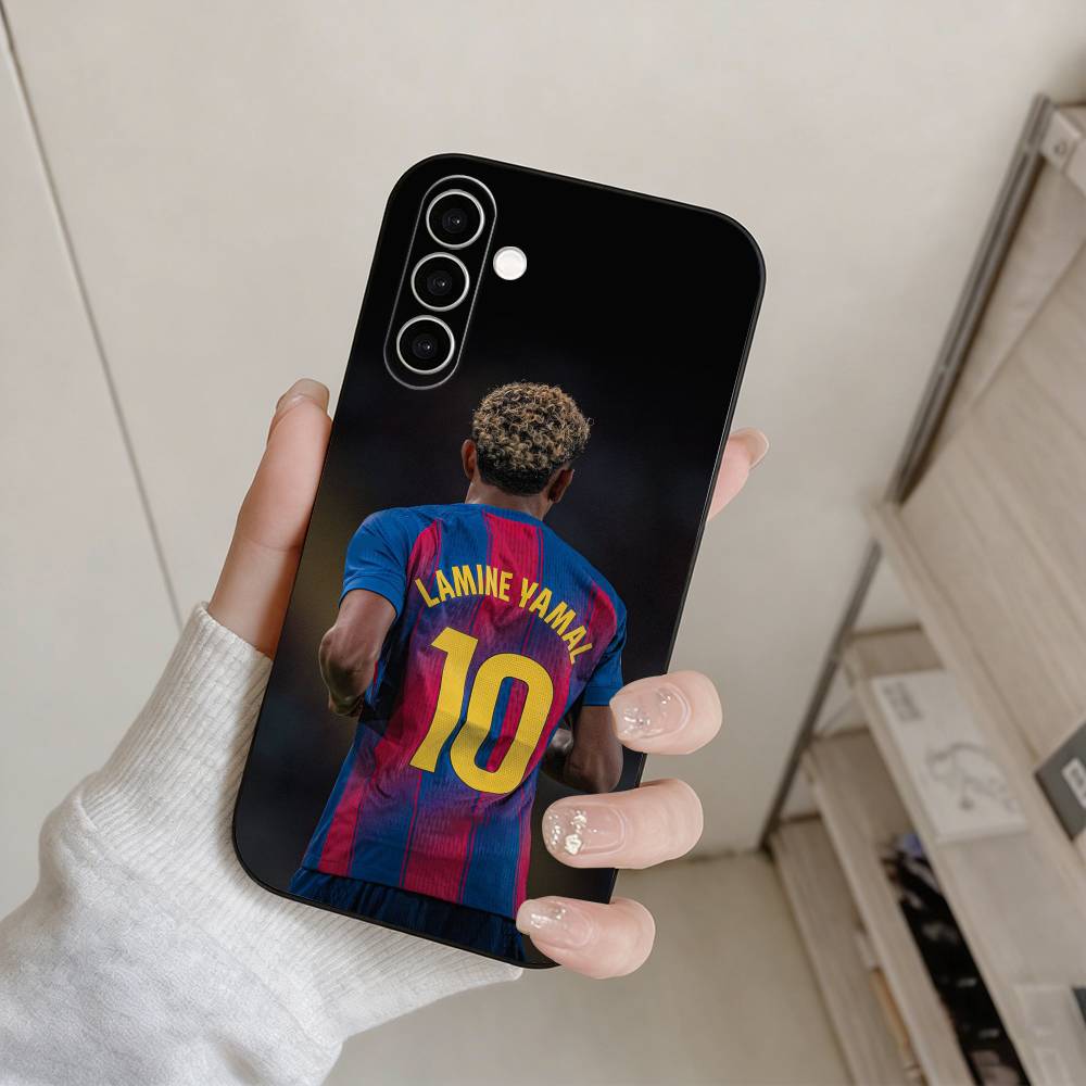 Lamine Yamal Phone Case For Samsung Galaxy A73,A72,A71,A70,A53,A52,A51,Others Soft Black Cover