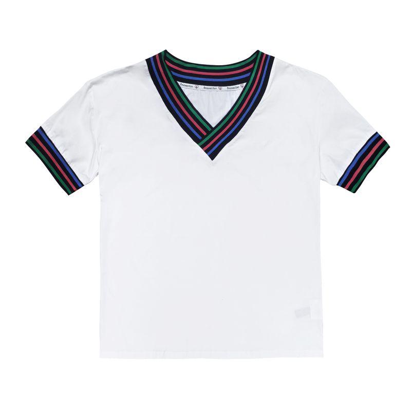 

Clearance Sale New Style Heavy-Duty Printing Bottoming Top Summer Wear White net version T S