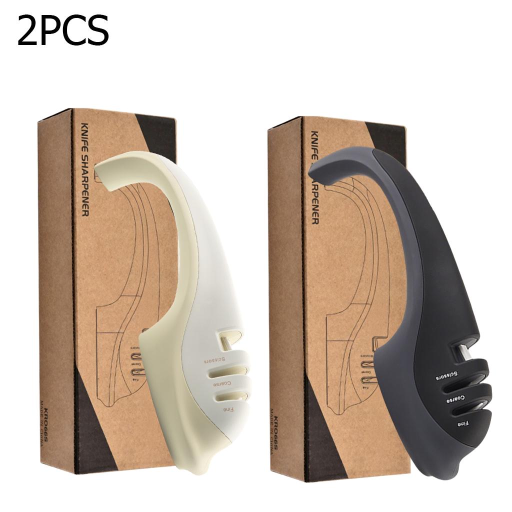 3-in-1 Kitchen Knife Sharpener Helps Repair Polish Blades for Kitchen Sccessories Kitchen Scissor Knife Sharpening