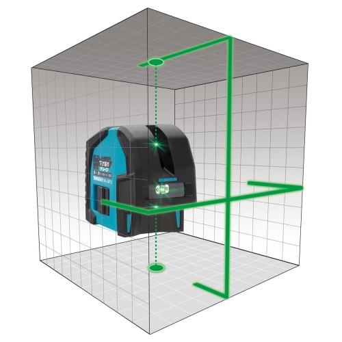 Y'sGOD JAPAN Laser Plumb Bolt, Green, SG-GP2