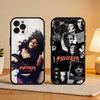 Coque de téléphone L-LADY GAGA MAYHEM Pour iPhone17,16,15,14,13,12Plus,Pro Max,XS,5G Housse Noire en Silicone Souple