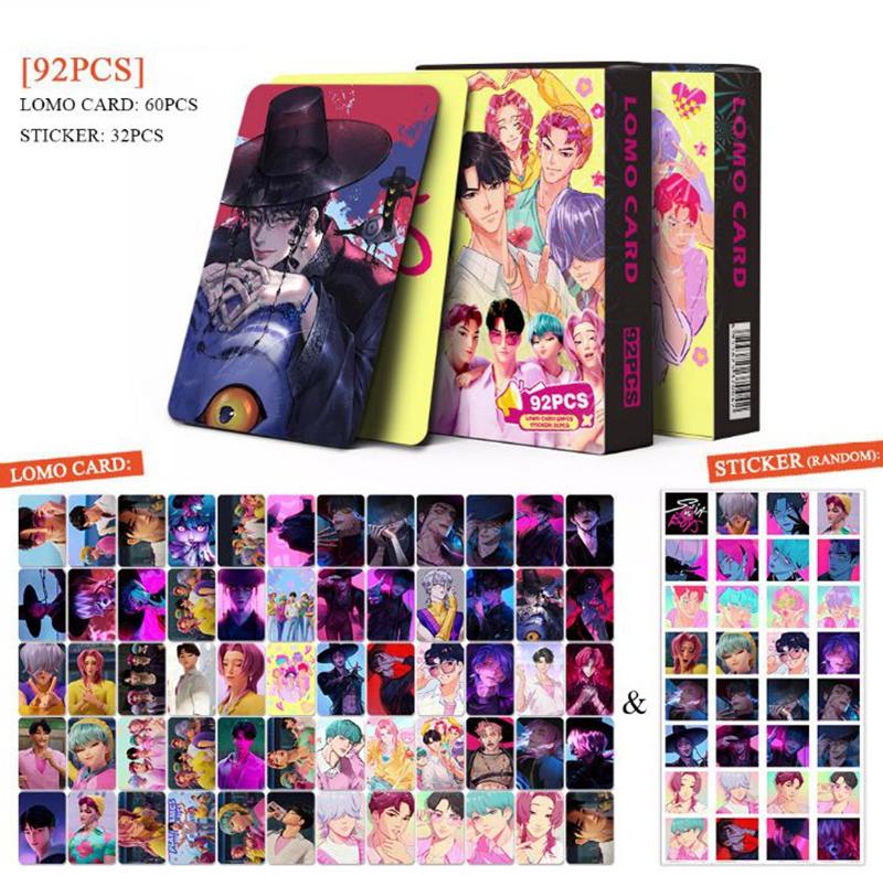 K-POP Demon Hunter Sajaboys Group Holographic Cards - 30-Piece Anime Collectible Set for Fans of K-POP Merch/Trading Card Games