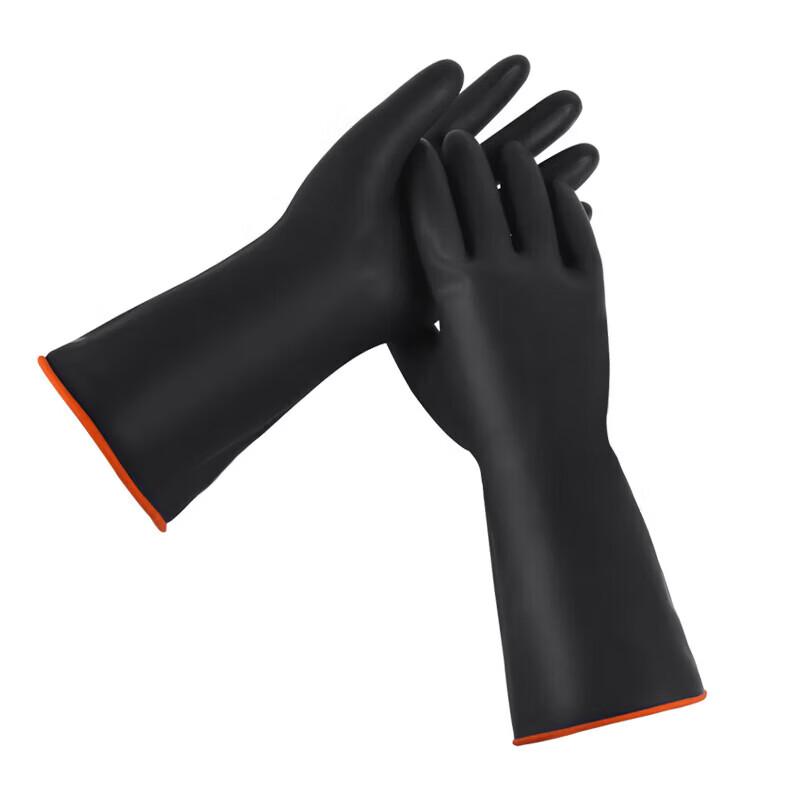 Acid & Alkali Resistant Rubber Work Gloves