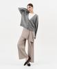 Laneonkyulleoseu Layered Wrap Skirt Pants Set_Ash Beige