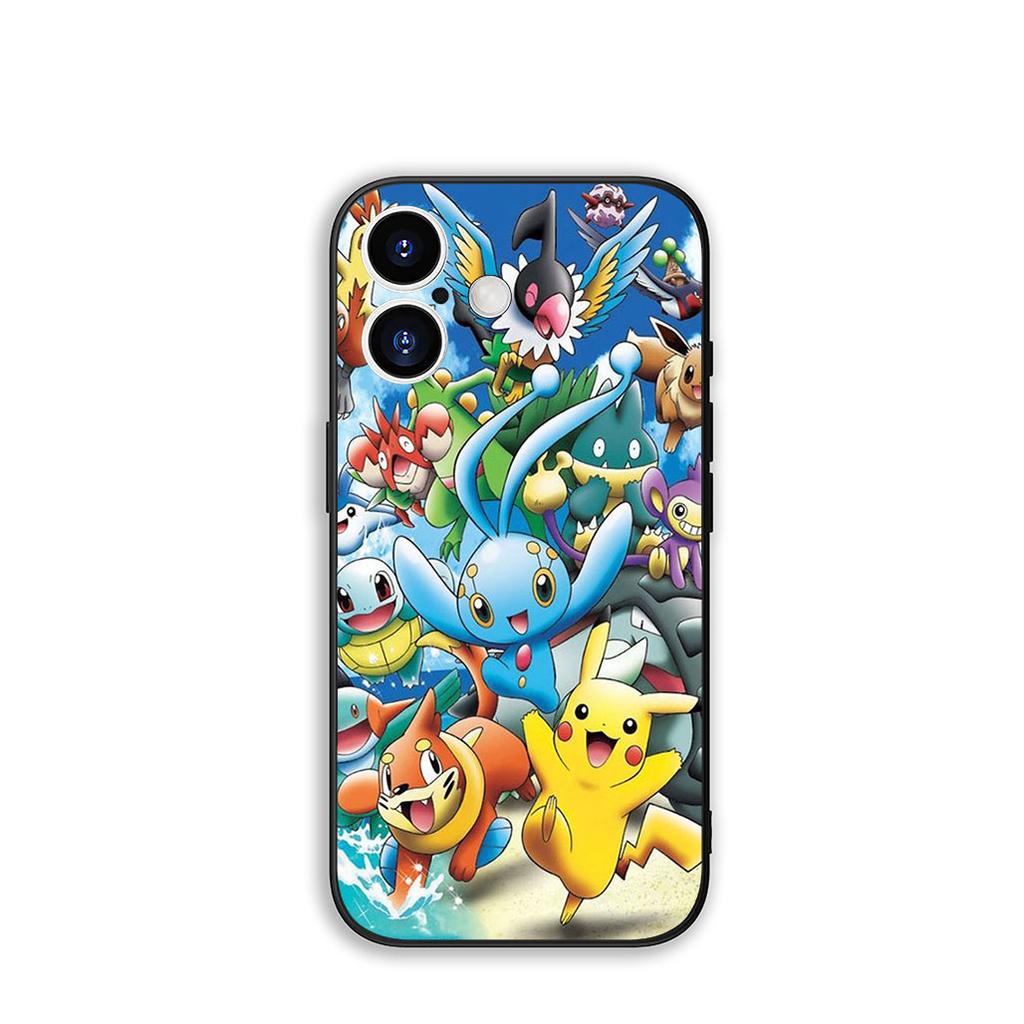 Phone Cover P-Pokemons GO Charmander P-Pikachus for Apple iPhone 16 15 14 Plus 13 12 Mini 17 Pro Max + ProMax 16E Air 15+ Case
