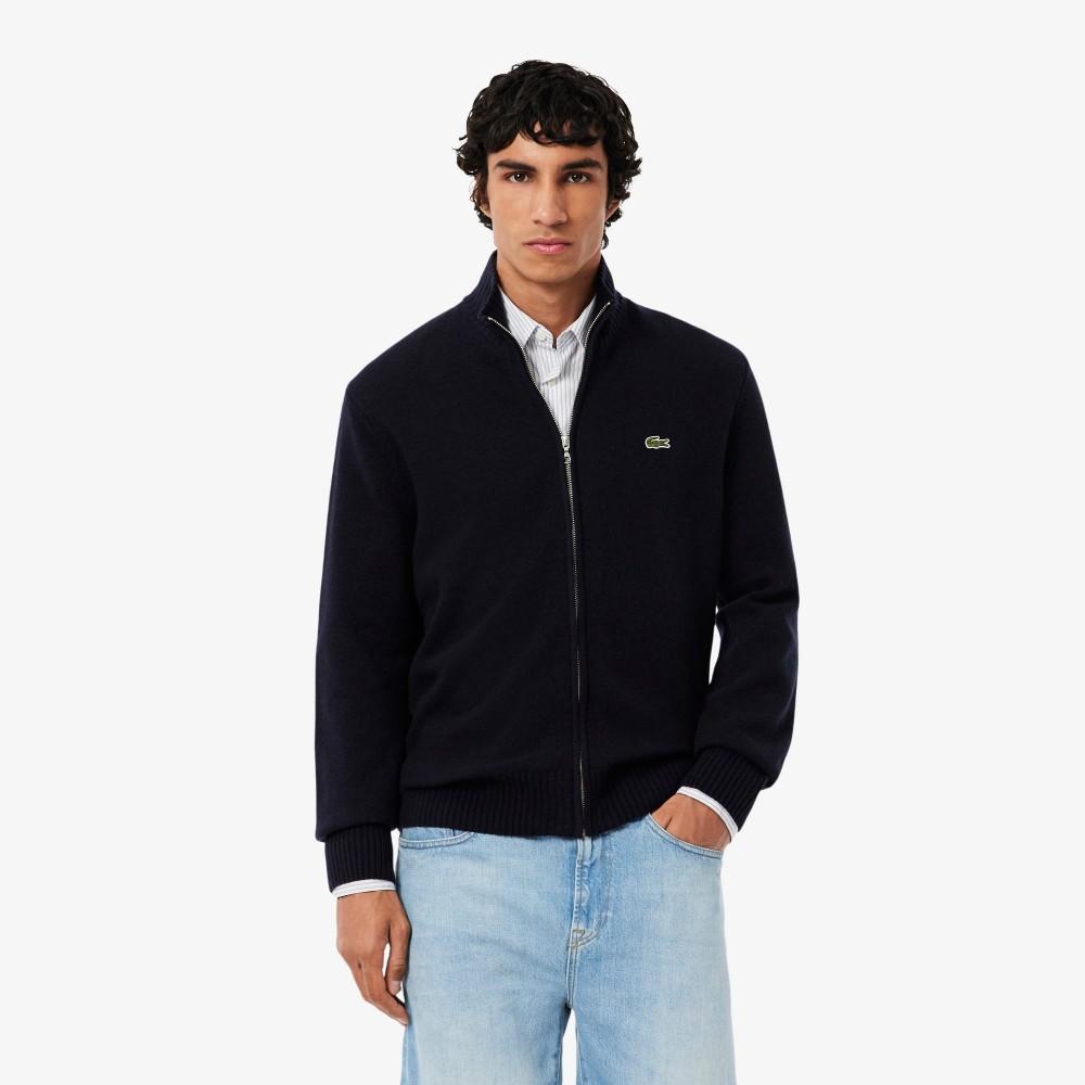[Lacoste] Men s Wool Full-Zip Cardigan AH5181-55N166 3