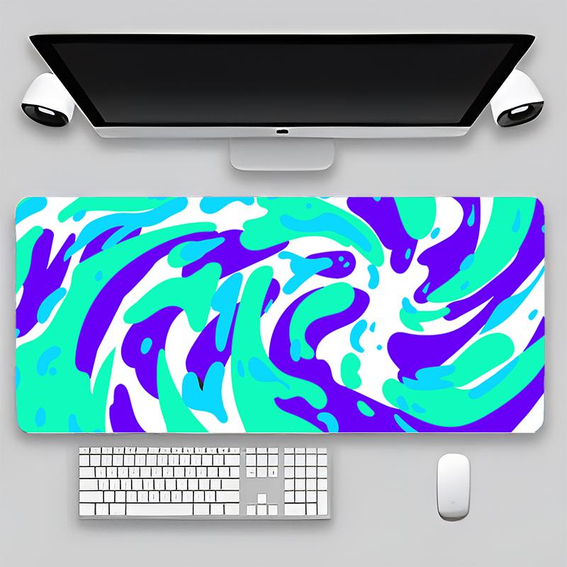 Terrain Map Contours Keyboard Gamer Carpet Rubber Mat Full Gamer Pc Keyboard Mouse Gamer Table Gaming Pc 90x40cm