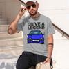 2026 New Model New Ive A Legend To Late Halogen Model Sport Car Tshirt White Tees Unisexs Clothing Summer Casual T Shirt