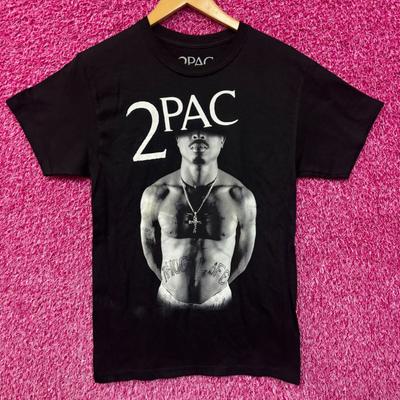 2Pac Shakur 2Pacalypse Now Thug Life Maglietta Rap S