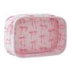 PVC Bow Transparent Cosmetic Bags for Women Toiletry Travel Pouch Zipper Make Up Pouch Travel Gifts