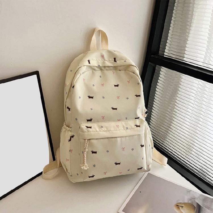 Japanese Styles Backpack for Girl Lovely Dogs Backpack Large Capacity Daypacks Travel Backpack Student School Bag