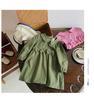 Lace Trim Bow Collar Long Sleeve Princess Dress for Kids - 2026 Autumn Collection