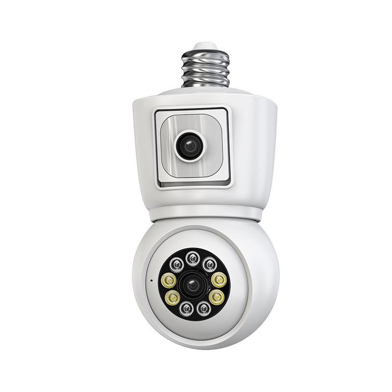 iCSee E27 Wireless Smart Surveillance Binocular Camera with Mobile Remote Monitoring