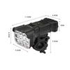 Bike Light With 140 Db Horntype-C Rechargeable Mountain Bike Deadlight 12 Led Bicycle Safety Light For Night Riding