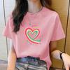 Short sleeved top for girls, Korean version T-shirt, women's clothing shirt, women's top, short sleeved T-shirt, women's clothing new style