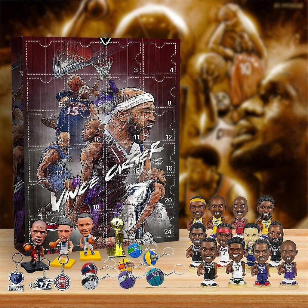 World Cup Advent Calendar Plastic Christmas Countdown Calendar Senior Citizens Toys Collectibles Holiday Decorations Gifts