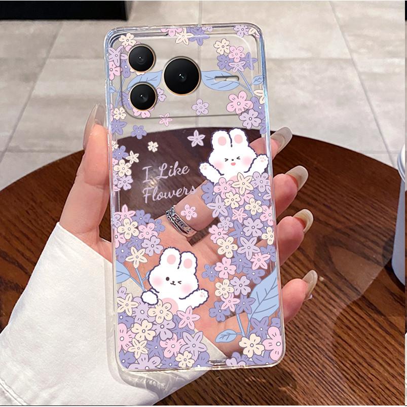 Cute Panda Cat Rabbit Pattern Phone Case For Honor Power2 Transparent TPU Silicone Shockproof Soft Casing For Honor Power2 Shell