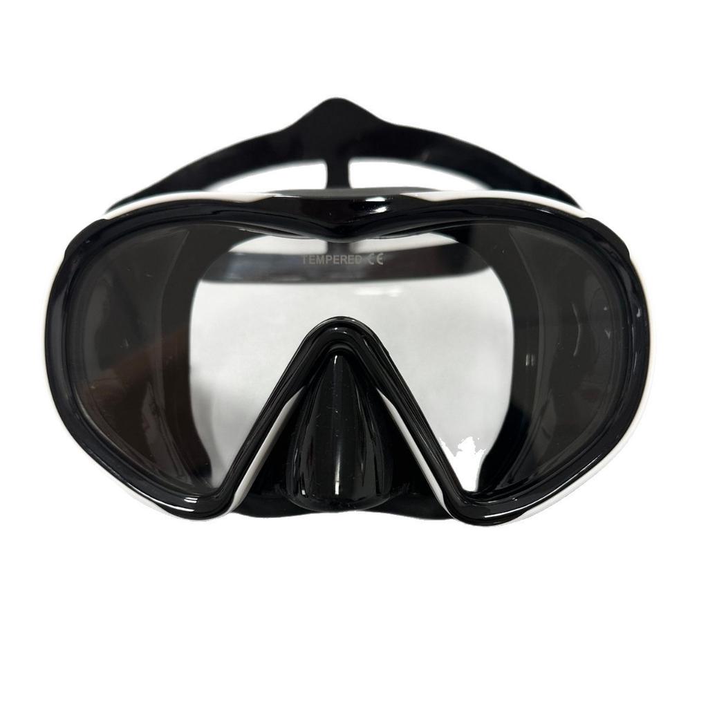 Masca de silicon cu cadru mare, mască de snorkeling complet uscată