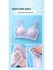 Plus Size Seamless Women’s Push Up Wirefree Icy Wrap Chest Bandeau Bra