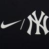 Nike Sweatshirt X MLB Kollaboration New York Yankees Buchstaben Logo Print Schnelltrocknend Langarm Kinder Oberteile Schwarz 3Z3B7SAWA-NYY