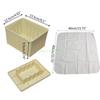 24TE Homemade Tofu Maker Pressing Mold Plastic Homemade Tofu Makers