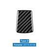 Real Soft Carbon Fiber Interior Trim Accessory for Subaru Forester 2016 2017 2018 Steering Wheel Center Button Sticker