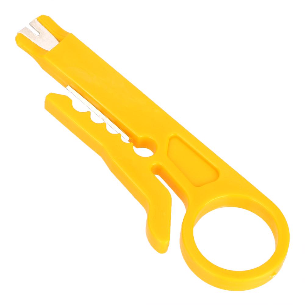 Cable Stripping Wire Cutter Pocket Multifunction Mini Portable Crimper Plier Wire Stripper Knife Crimping Tool