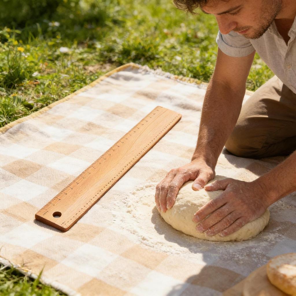 Home Bread Transfer Board 23 Inch Wooden Baking Supplies Long Bread Loaves Transfer Peel for French Loaves Dough Kitchen Gadgets