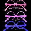 Neon Glow Glasses UV Black Light Absorption Luminous Party Glasses 5 Colors Glow In The Dark Birthday Wedding Decorations Party Supplies