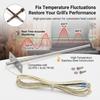 ZGRTD1 Temperature Sensors Probe for Compatible Z-Grill Pellet Grills, Wire Replacement with Two Individual Pin Terminals for Controller Signal