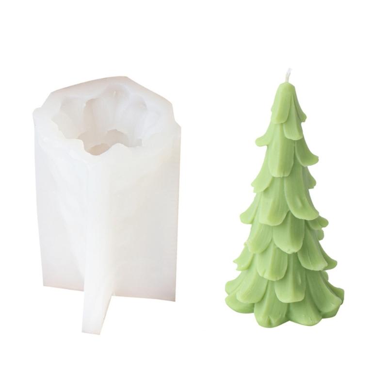 Elegant Silicone Soap Molds Christmas Theme Candle Crafting Moulds Silicone Texture Craft Tool Hand-Making Supplies