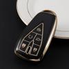 Changan Car Key Case for CS75: Gold-Edged Oshan TPU Key Cover