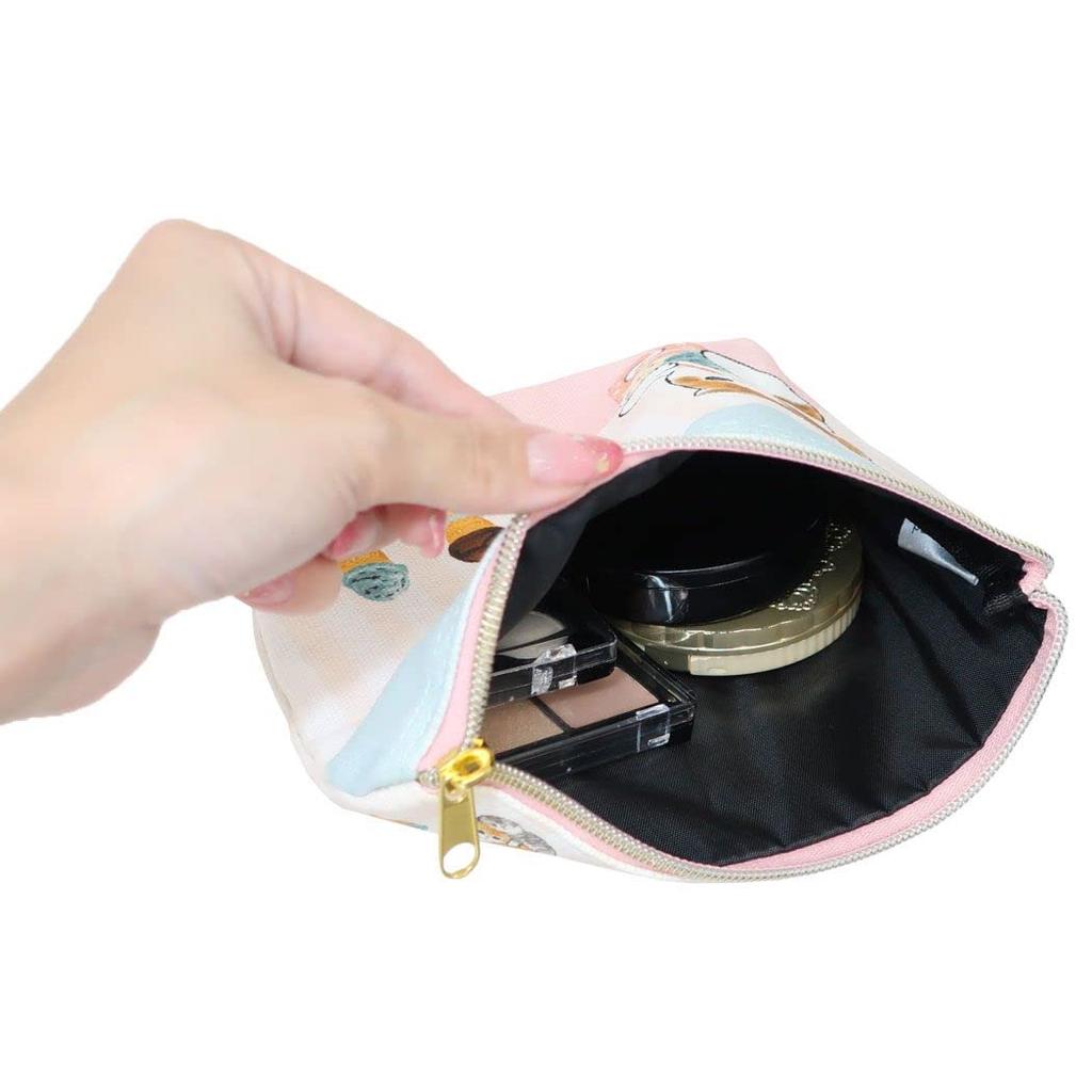 Mofusand Cream mofusand [Cosmetic Pouch] Boat-shaped Pouch/Ice