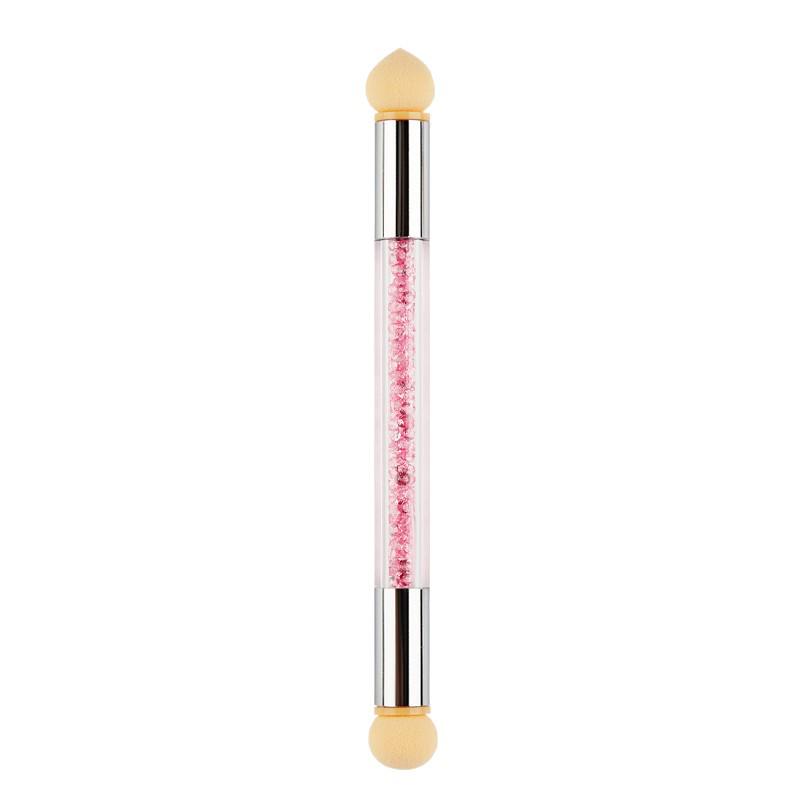 Nail Art Double-Ended Sponge & Dotting Tool for Gradient and Blending
