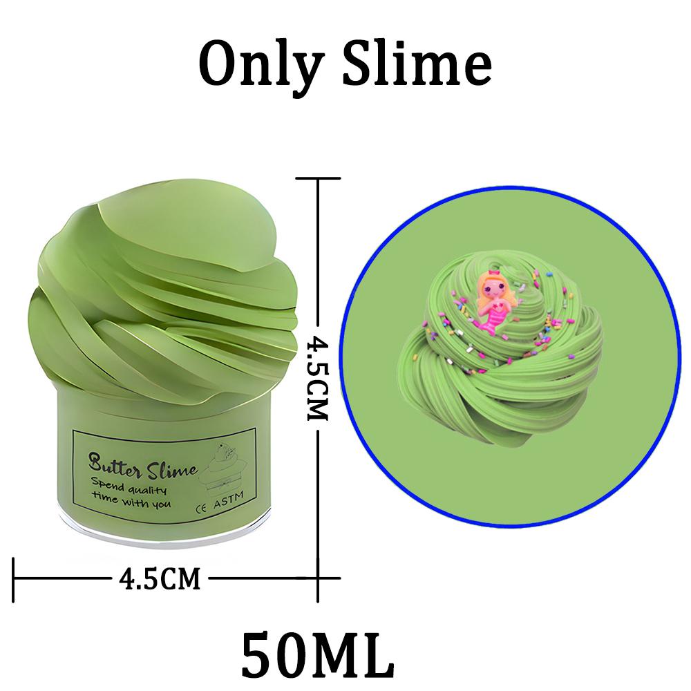 Toys 12pcs Round Jar Butter Slime 50ml Playset Soft Rubber Clay Children's Stress Relief Diy Birthday Gift Presents For Boys Girls And Girls